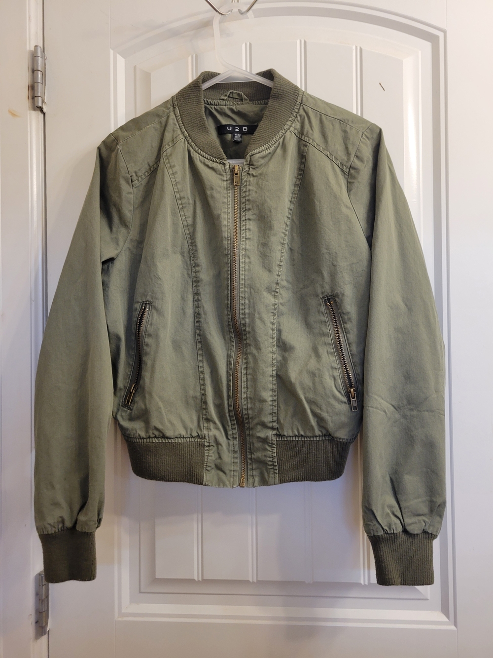 2/$20 U2B Olive Green Bomber Jacket